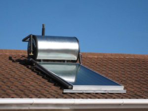 Pannello solare con accumulo acqua
